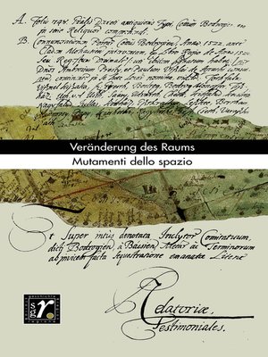 cover image of Geschichte und Region/Storia e regione 26/1 (2017)